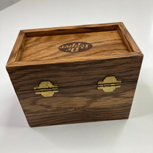 Dr. Pepper Vintage Recipe Box Wooden Employee Gift Vending Soda Collectors RARE - Picture 5 of 11